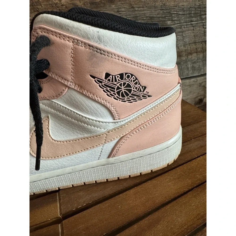 Air Jordan 1‎ Mid Crimson Tint Arctic Men Sneakers 2021 554724-133 Sz 11.5 Shoes